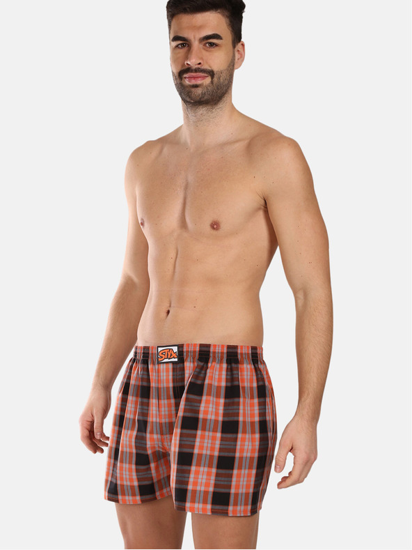 Styx Комплект от три - мъжки къси панталони Styx с класически ластик, многоцветни