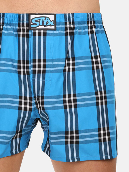 Styx Комплект от три - мъжки къси панталони Styx с класически ластик, многоцветни