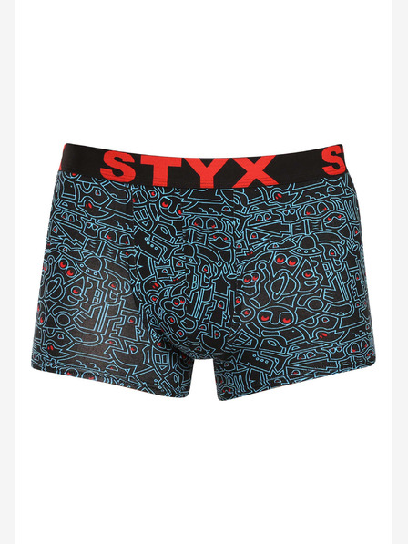 Styx Мъжки боксерки Styx арт спортни гумени боксерки с рисунка (U1256/2)