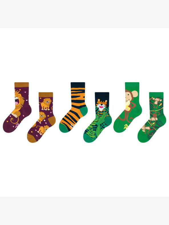 Dedoles Комплект от три - весели детски чорапи Dedoles