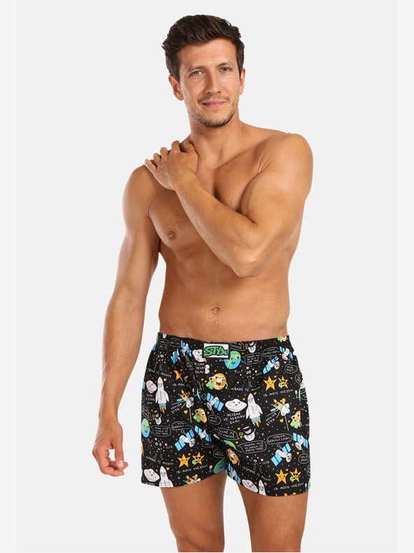Styx Мъжки шорти Styx art класически еластични космически шорти