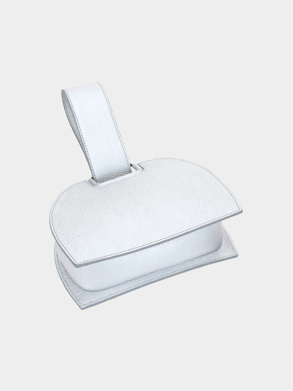 Elega Сребърна дамска чанта Elega Amber