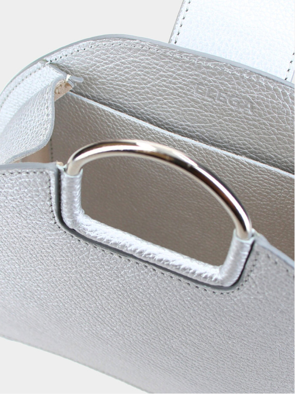 Elega Сребърна дамска чанта Elega Amber