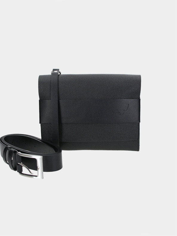 Elega Черна дамска чанта Elega Nosme