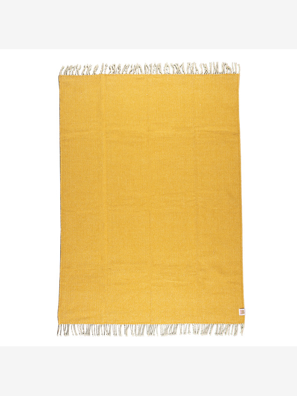 Balkanova Вълнено одеяло Elma I - жълта горчица