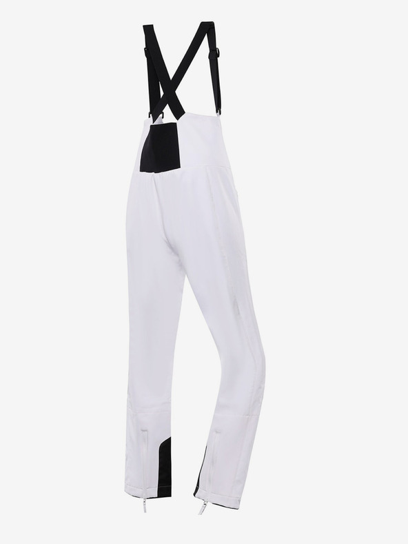 ALPINE PRO Дамски ски софтшел панталон с мембрана ALPINE PRO GERANA бял