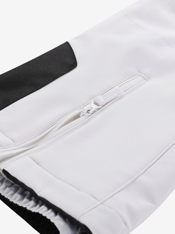 ALPINE PRO Дамски ски софтшел панталон с мембрана ALPINE PRO GERANA бял