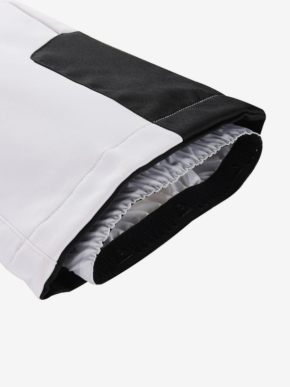 ALPINE PRO Дамски ски софтшел панталон с мембрана ALPINE PRO GERANA бял