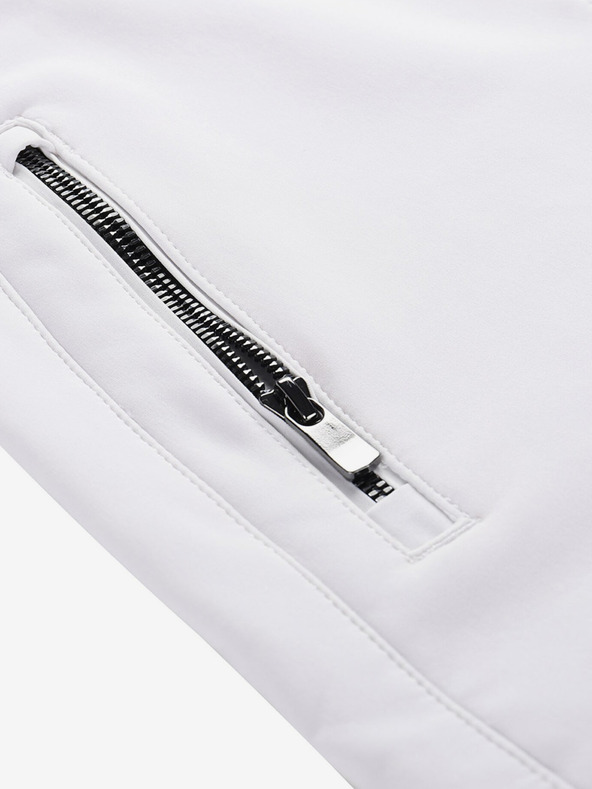 ALPINE PRO Дамски ски софтшел панталон с мембрана ALPINE PRO GERANA бял