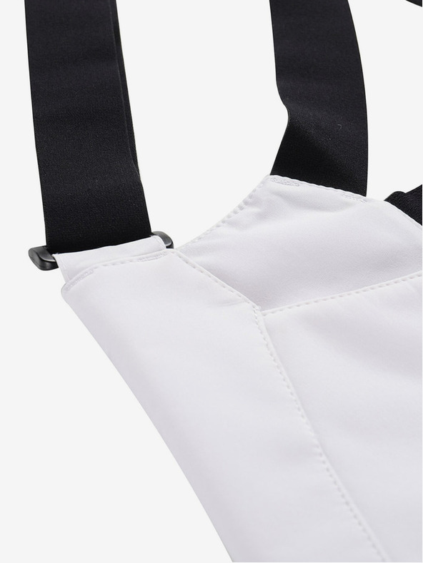 ALPINE PRO Дамски ски софтшел панталон с мембрана ALPINE PRO GERANA бял