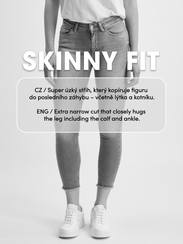 Orsay Сини дамски skinny fit дънки ORSAY