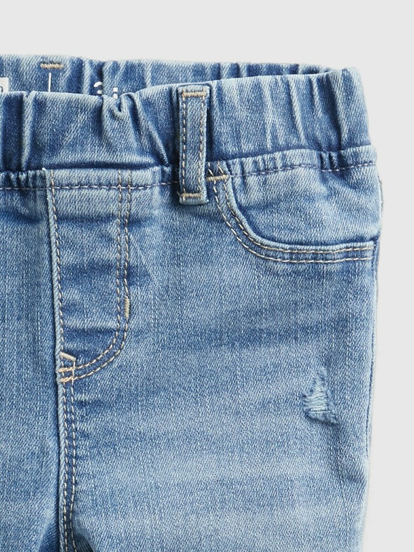 GAP Бебешки дънки Distressed Jeggings GAP