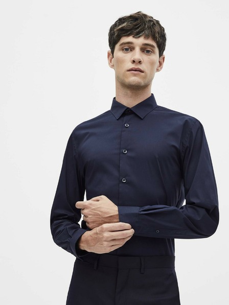 Celio Тъмно синя мъжка риза Celio Masantal1