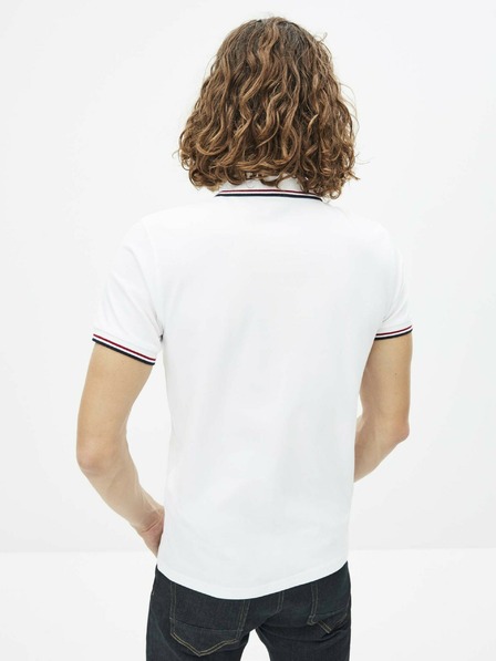 Celio Бяла мъжка поло риза Celio Necetwo