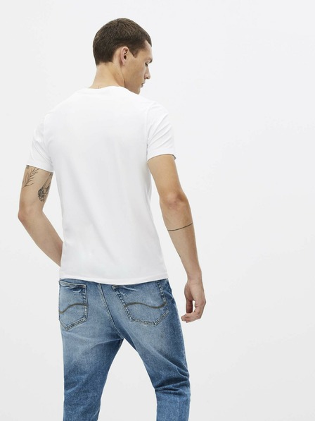 Celio Бяла мъжка основна тениска Celio Neuniv