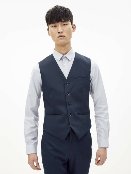 Celio Тъмносиня жилетка Celio Rugidiam