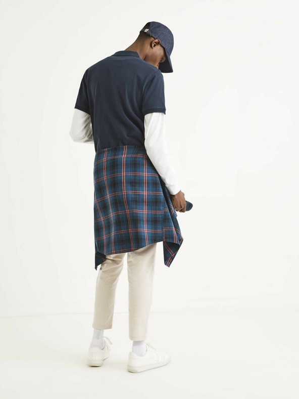 Celio Тъмносиня мъжка поло риза Celio