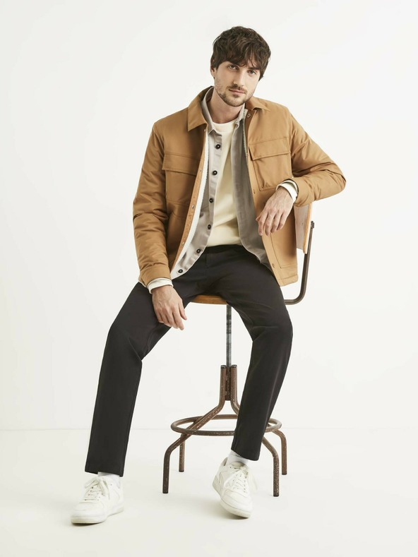 Celio Черни мъжки панталони Celio