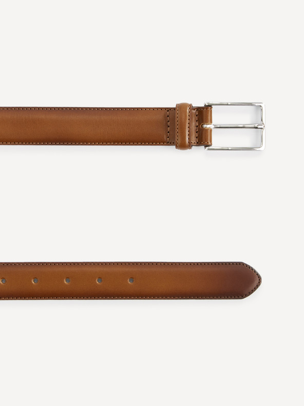 Celio Кафяв кожен колан Celio Sicilian