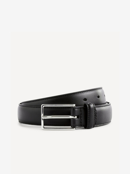 Celio Черен мъжки кожен колан Celio