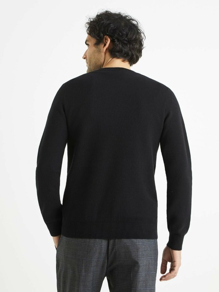 Celio Черен мъжки пуловер Celio Bepic