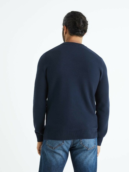 Celio Тъмно син мъжки пуловер Celio Bepic