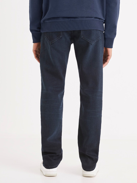 Celio Тъмносини мъжки дънки Celio C15 с права кройка