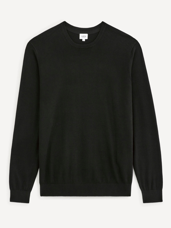 Celio Черен мъжки пуловер Celio Decoton