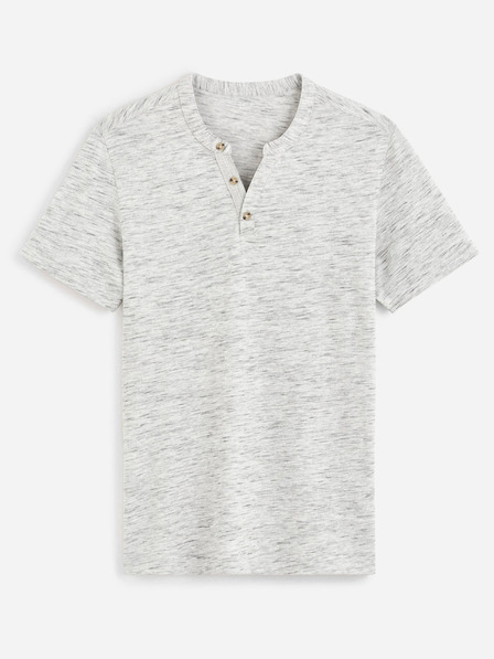 Celio Светлосива мъжка раирана тениска Celio Cegeti