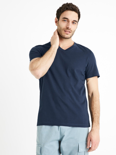 Celio Тъмносиня мъжка основна риза Celio Debasev