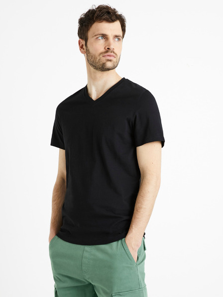 Celio Черна мъжка основна риза Celio Debasev