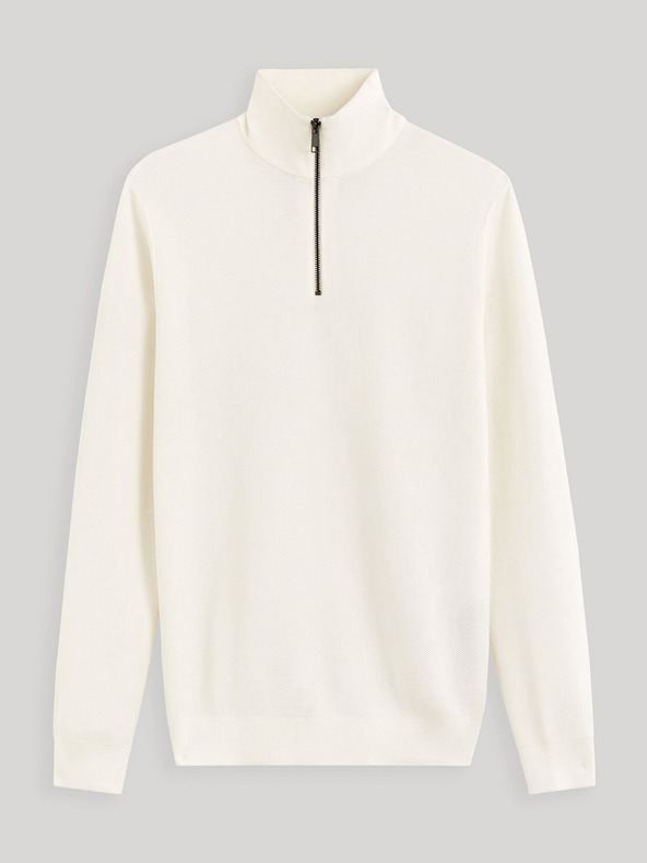 Celio Кремав мъжки пуловер със стояща яка Celio Celim