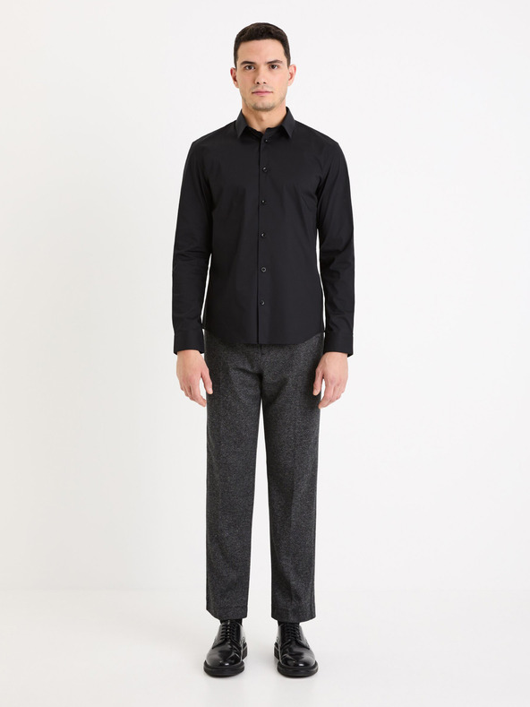 Celio Черна мъжка риза Celio Masantalrg