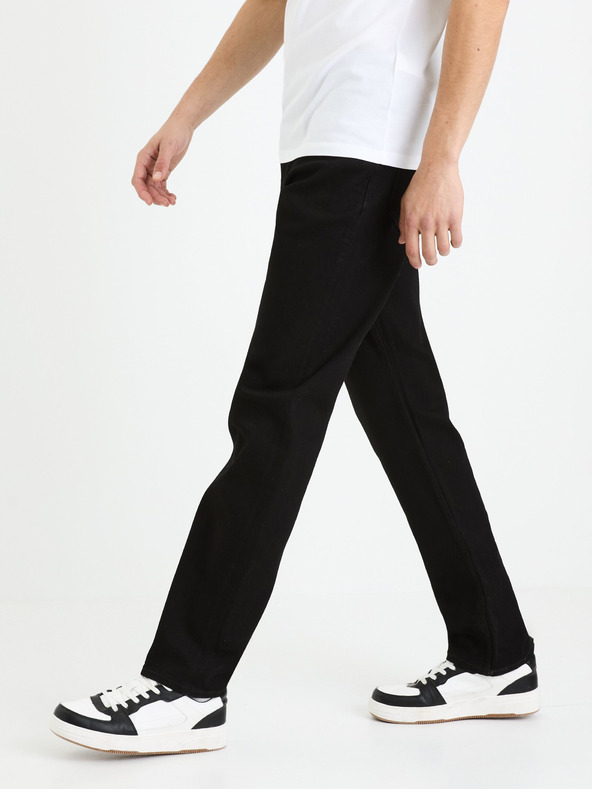 Celio Черни мъжки дънки с права кройка Celio C15