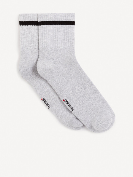 Celio Светлосиви мъжки чорапи Celio Gihalf
