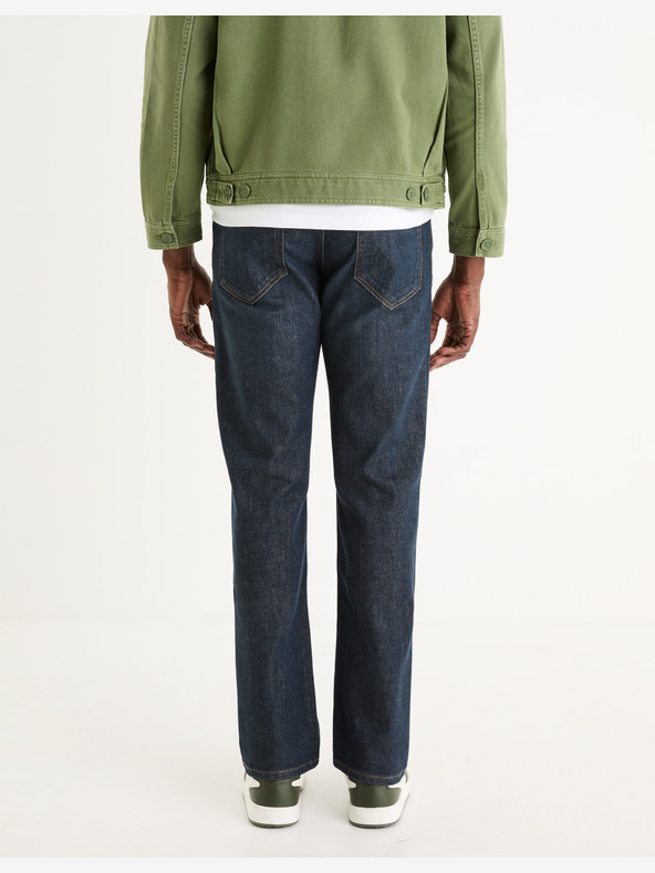 Celio Тъмносини мъжки дънки Celio C5 с права кройка