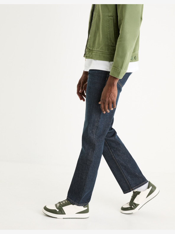 Celio Тъмносини мъжки дънки Celio C5 с права кройка