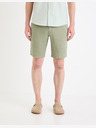 Celio Зелени мъжки ленени къси панталони Celio Dolinusbm