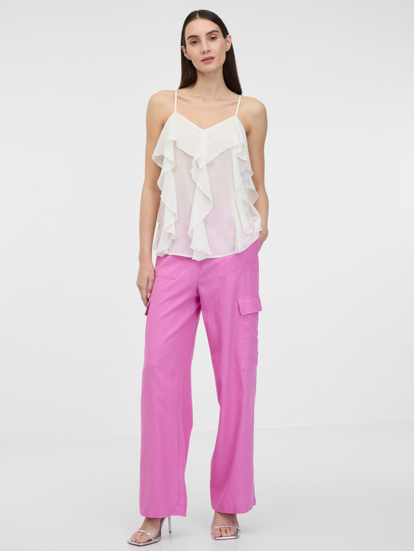 Orsay Бял дамски топ ORSAY