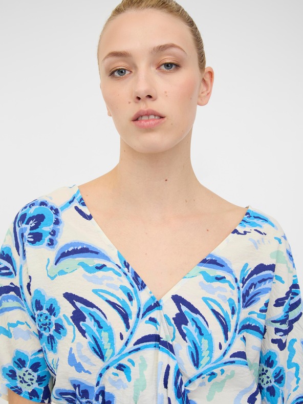 Orsay Синя дамска къса рокля ORSAY