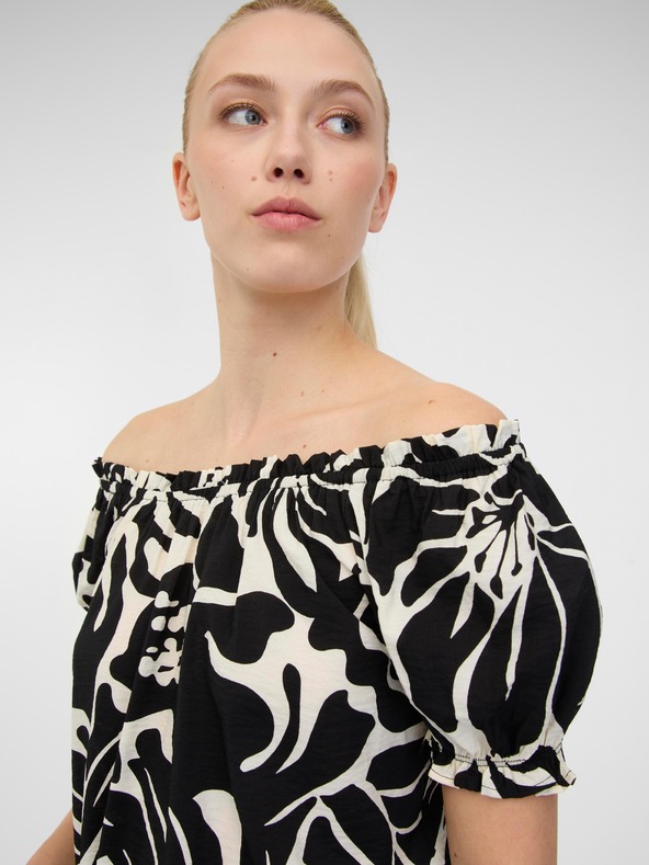 Orsay Черна дамска блуза ORSAY