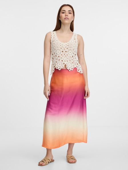 Orsay Кремав дамски топ, плетен на една кука ORSAY