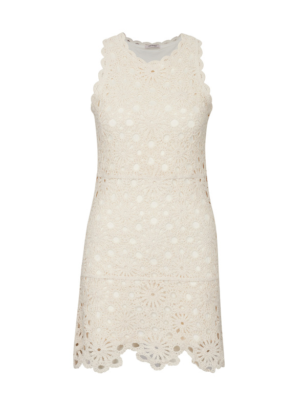 Orsay Кремава дамска рокля до коляното ORSAY