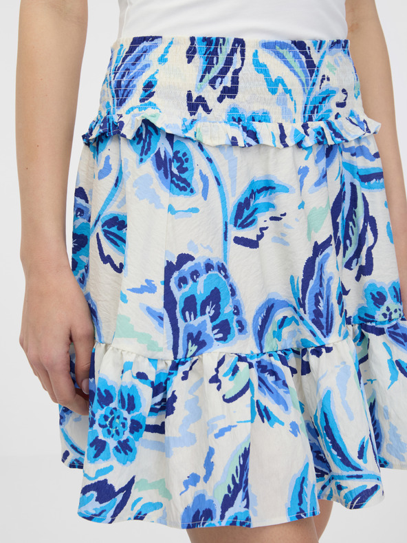 Orsay Синя дамска пола на цветя ORSAY