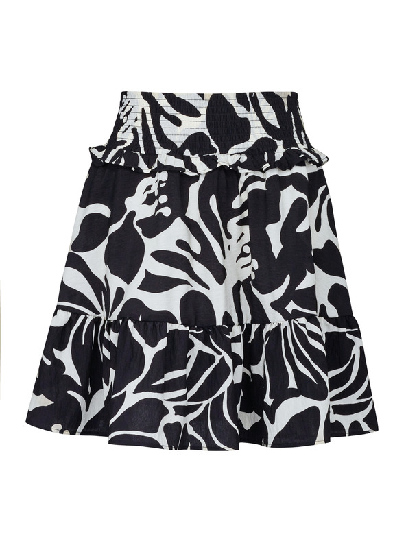 Orsay Черна дамска пола на цветя ORSAY