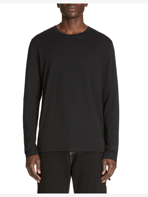 Celio Черна мъжка риза с дълъг ръкав Celio Geuniml