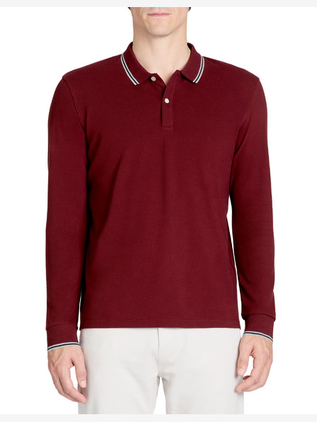 Celio Мъжка поло риза в бордо Celio Decolml