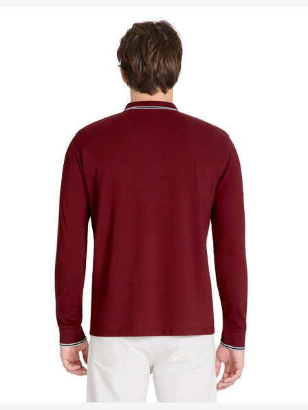 Celio Мъжка поло риза в бордо Celio Decolml