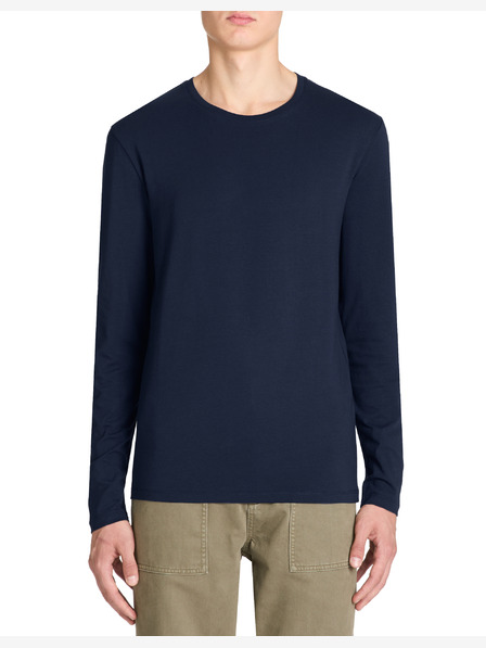 Celio Тъмносиня мъжка тениска с дълъг ръкав Celio Julesflash