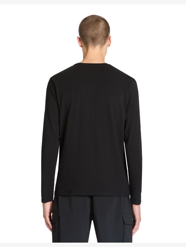 Celio Мъжка черна риза с дълъг ръкав Celio Gehair